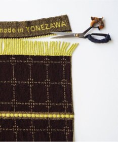 nitorito 【UNISEX】stamp チェック柄 3WAY ストール
