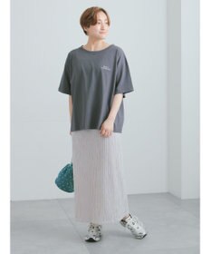 Te chichi 胸刺繍&バックプリントBIGTシャツ
