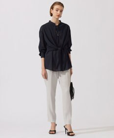 ICB 【新色追加・接触冷感・UVケア・速乾・洗える】FluidBackSatin ドロストパンツ