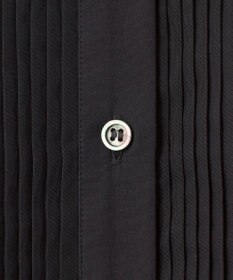 23区 L 【GOLD LABEL】コットンオーガンジー ピンタックブザム シャツ