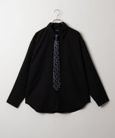 WEGO タイ付きシャツ(LS)