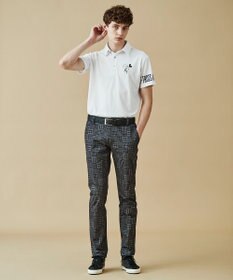 23区GOLF 【MEN】ＴＥＸＢＲＩＤ チェック柄  べーシックシルエットパンツ