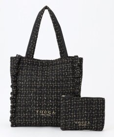 TOCCA 【ヨンア×大人百花×TOCCAコラボカラー有り】PRECIOUS WAVES BAG WITH POUCH ポーチ付きトートバッグ