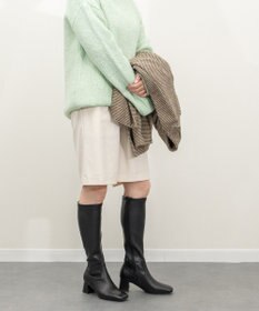 Bridget Birkin 【PARADIS COULEUR】スクエアトウストレッチロングブーツ