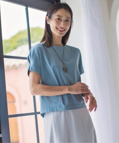 J.PRESS LADIES メタルコンビマーブル ネックレス