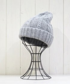 石田製帽 ベビーアルパカ　アラン編みワッチ