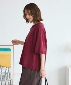 Green Parks トレーナー風ニットプルオーバー