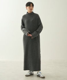 AMERICAN HOLIC モックネックニットワンピース