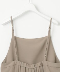 J.PRESS LADIES S 【洗える・UVカット・接触冷感】ストレッチバックサテン キャミワンピース