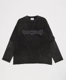 WEGO 【ユニセックス着用ITEM】ブリーチレイヤードグラフィックT（LS）