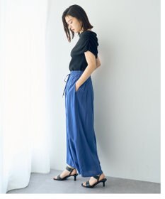 YECCA VECCA シルキータックワイドパンツ
