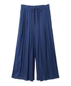 YECCA VECCA シルキータックワイドパンツ