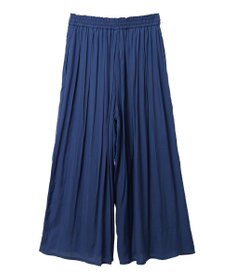 YECCA VECCA シルキータックワイドパンツ