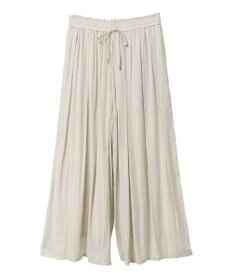 YECCA VECCA シルキータックワイドパンツ