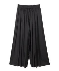 YECCA VECCA シルキータックワイドパンツ