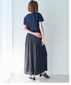 YECCA VECCA シルキータックワイドパンツ