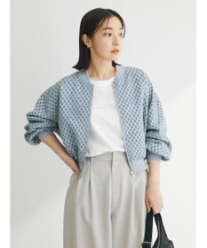 Green Parks ・ＳＵＧＡＲ　ＳＰＯＯＮ　エンボスチェックブルゾン