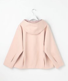 Feroux フード付きコクーンショート コート