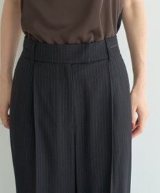 YECCA VECCA ウエストデザインワイドストレートパンツ