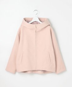 Feroux フード付きコクーンショート コート