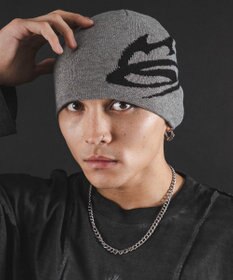 WEGO 【ユニセックス着用ITEM】MA55IVE　ロゴシングルニットワッチ