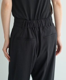 YECCA VECCA ウエストデザインワイドストレートパンツ