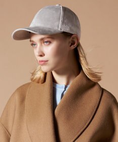 MOONBAT FURLA(フルラ)横刺繍スエード キャップ UVカット