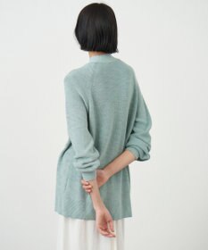 ATON COTTON SILK | Vネックカーディガン