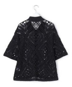 23区 【先行予約】エンブロイダリーレース ポロ ニット