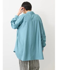 AMERICAN HOLIC 接触冷感Ｗポケット袖タックシャツチュニック