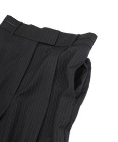 YECCA VECCA ウエストデザインワイドストレートパンツ