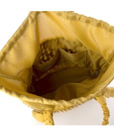 UNBILLION カシュカシュ cachecache / 下がりリボン柄編みトート