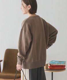 AMERICAN HOLIC コットンブレンドスウェットライクロゴニットトップス