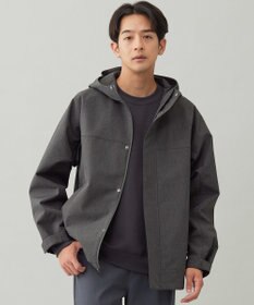 UNFILO MENS 防風撥水 フードブルゾン