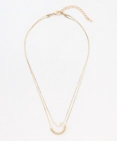 ANY レイヤード風２連ネックレス