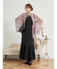 earth music&ecology ＳＥＴ２点シアーボレロ＋キャミワンピース