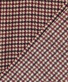 J.PRESS LADIES デシンハウンドトゥースプリント ブラウス