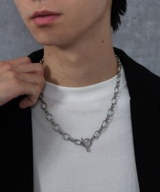 WEGO Mステンレスマンテルチェーンネックレス