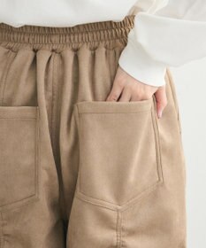 Green Parks ・ＳＵＧＡＲ　ＳＰＯＯＮ　スエード調ギャザーカーコ