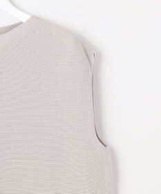 自由区 L 【WEB限定・洗える】コットンストレッチホールガーメントニット ベスト