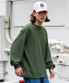 WEGO ピグメントクルーネックロンT