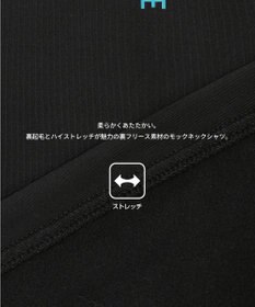 PW CIRCULUS 【裏起毛であたたか】【WOMEN】CATモチーフ  裏起毛ロングスリーブモックネックT   ゴルフウェア レディース