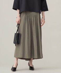 ICB 【洗える】 エステルメモリータフタ ロングスカート