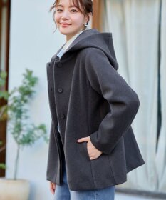 Tiaclasse フーデットショートコート