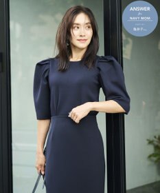 #Newans 【セレモニーにも】パフスリーブニット