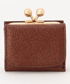 UNBILLION perche 抗菌レザー型押し外がまミニウォレット