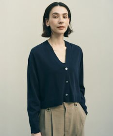 UNFILO L イージーカーディガン クロップド