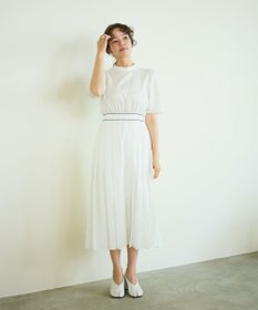 #Newans 〈花乃まりあさんコラボ〉ワイドプリーツワンピース