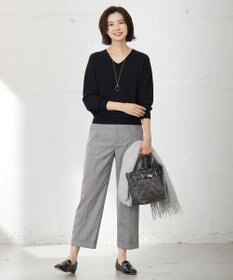 J.PRESS LADIES 【洗える】PRINCE Vネック ニット