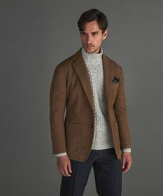 GOTAIRIKU 【カーディガンジャケット】ブリスターバーズアイ ニットジャケット